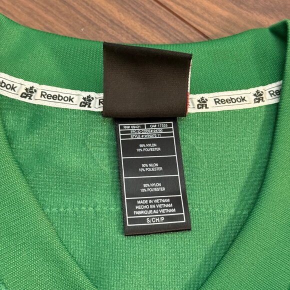 2011 Reebok Saskatchewan Rough Riders CFL Blank Men's Football Jersey Size Small - Picture 9 of 13